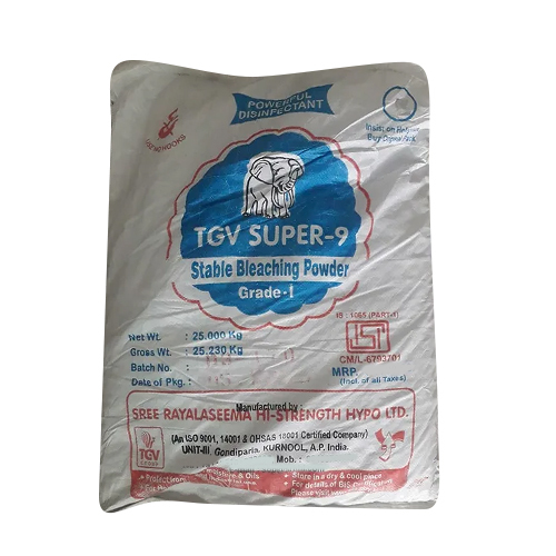 Tgv Super-9 Grade 1 Stable Bleaching Powder - Application: Industrial