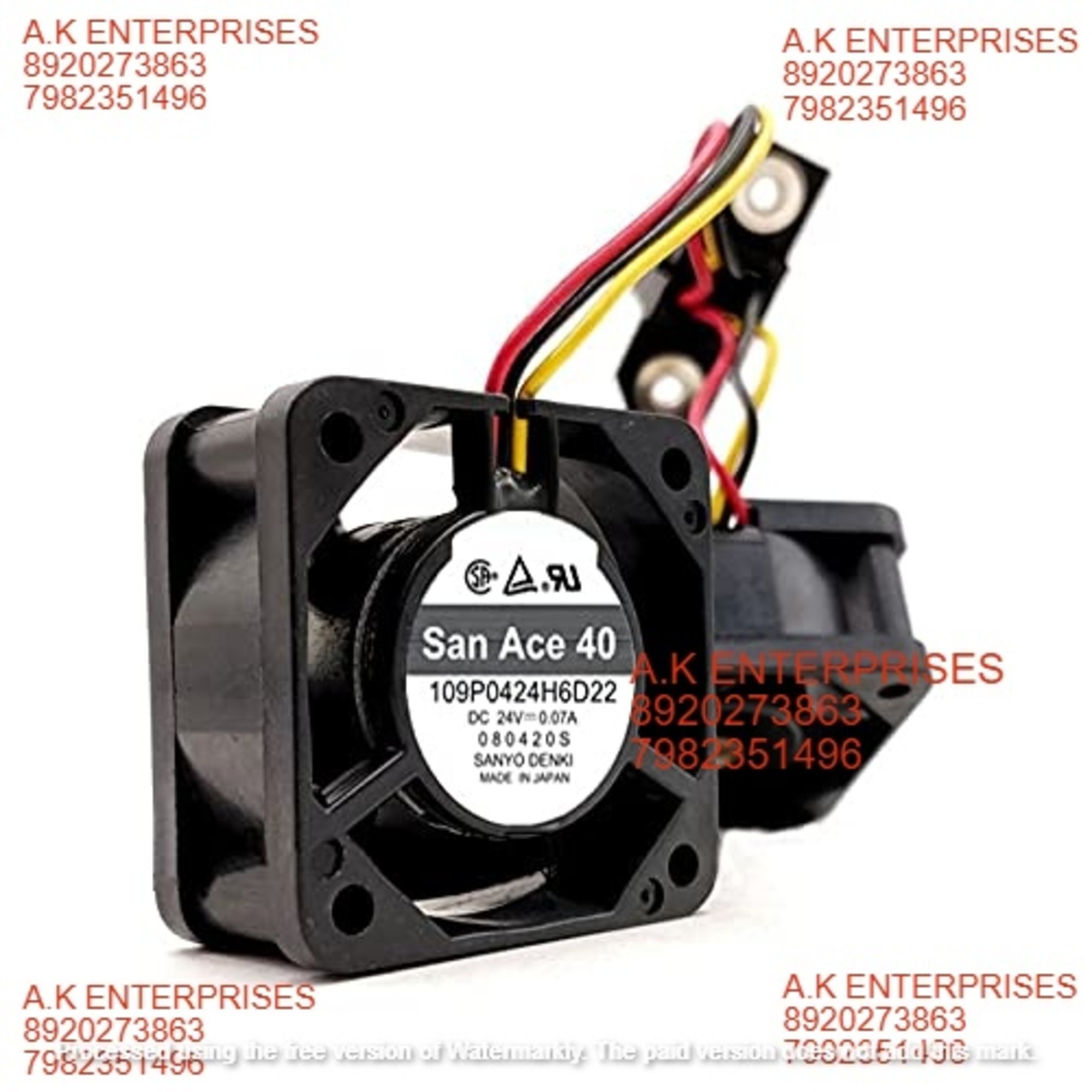 SANACE 109P0424H6D22 DC24V 0.07A Fanuc Inverter Cooling Fan