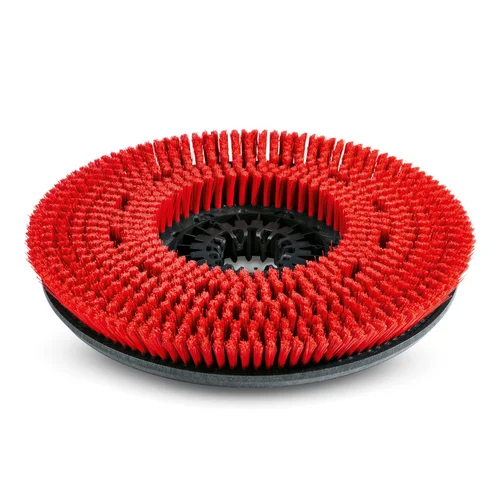 Floor Cleaning Disc Brush - Color: Red