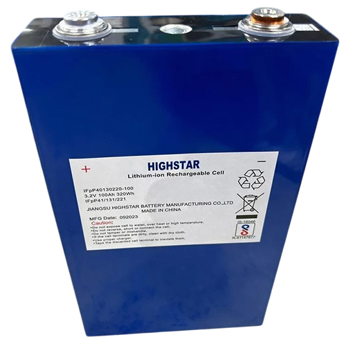 Highstar Lfp Prismatic 100Ah Cell - Battery Capacity: 30 A   50Ah