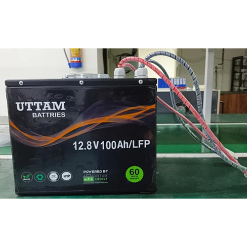 12.8V 100 Ah Lifepo4 Battery - Battery Capacity: 81 A   100Ah