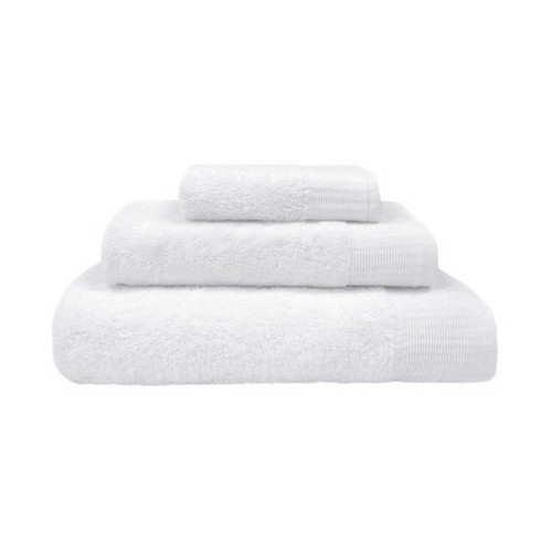 सफेद सूती तौलिया