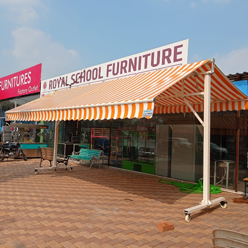 Outdoor Two Way Awning - Color: Orange