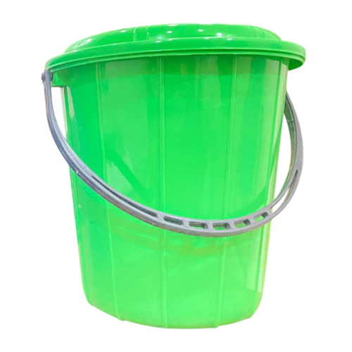 Green Bucket With Lid - Hardness: Soft