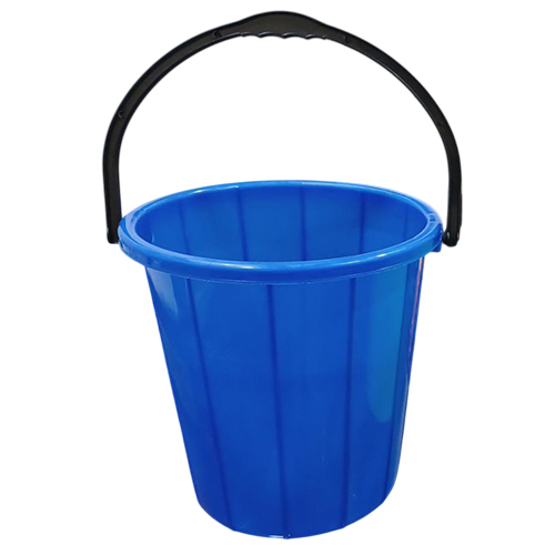 Blue Plastic Bucket - Hardness: Soft