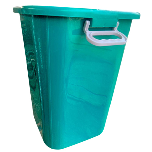 Plastic Dustbin - Color: Green