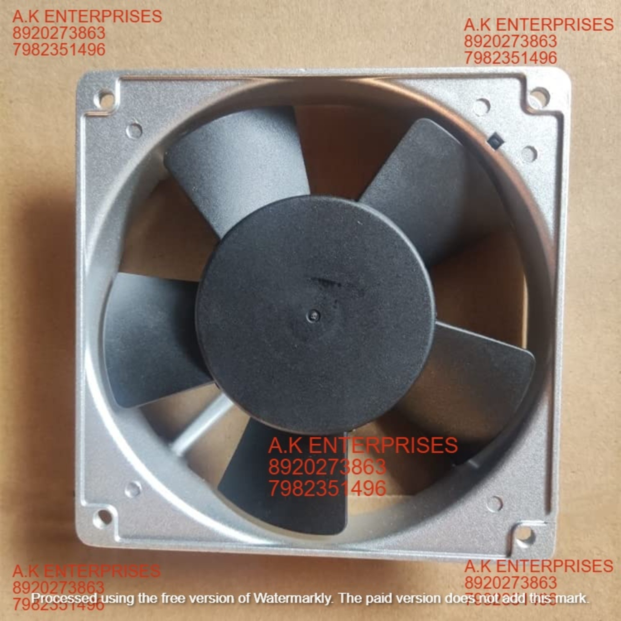 SANACE 109S088 50/60Hz 120x120x25mm 12cm AC200V 13.5/12W 0.08/0.07A 2-pin Aluminum Frame Cooling Fan