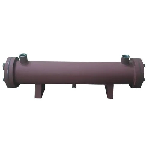 Shell And Tube Oil Heat Exchanger - Color: Red