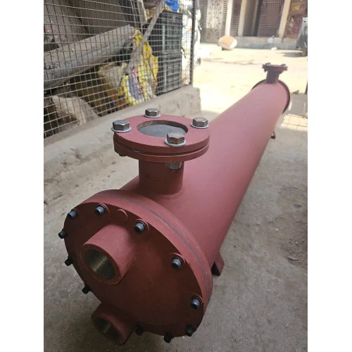 Industrial Hydraulic Oil Cooler - Standard Size, New Condition, Red Color | Ideal for Industrial Applications