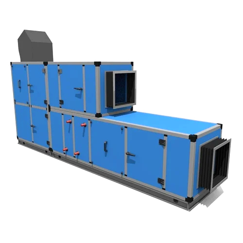 Air Handling Unit - Mild Steel, 4 Horsepower | Automatic, Blue Color, 1 Year Warranty, Industrial Use, Dry Dust Handling