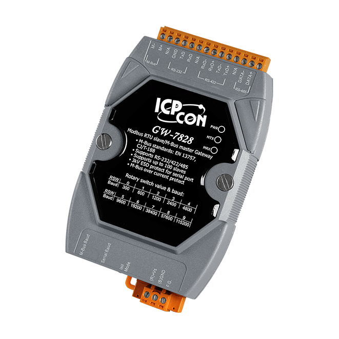 Modbus RS485 to M-Bus Gateway