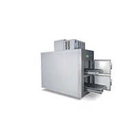 2 Body Mortuary Cabinet - Color: White