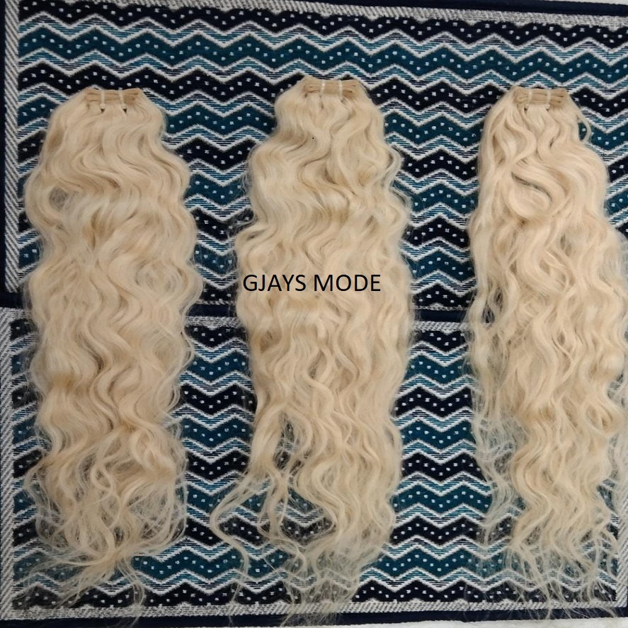 613 Wavy Machine Weft Human Hair