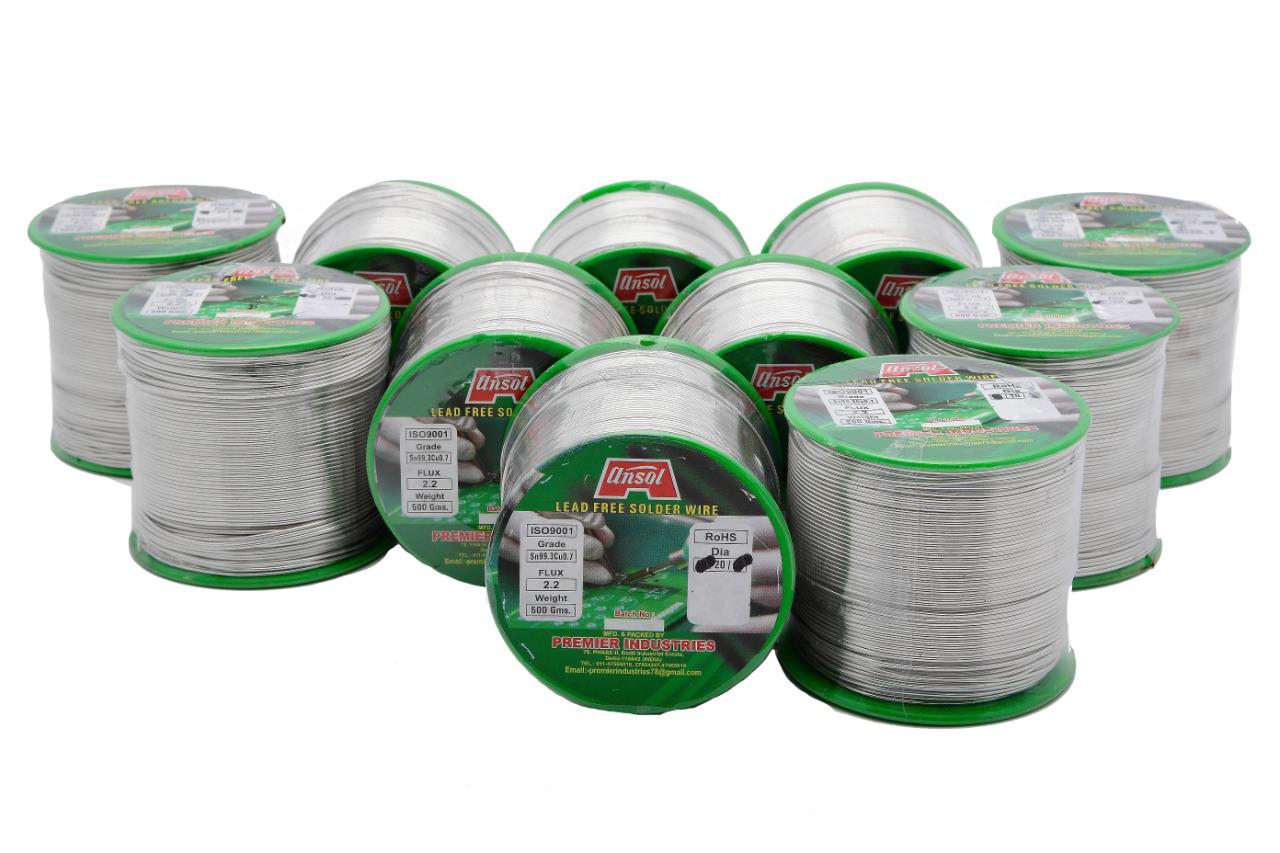 Lead Free Solder Wire Rohs - Color: Silver