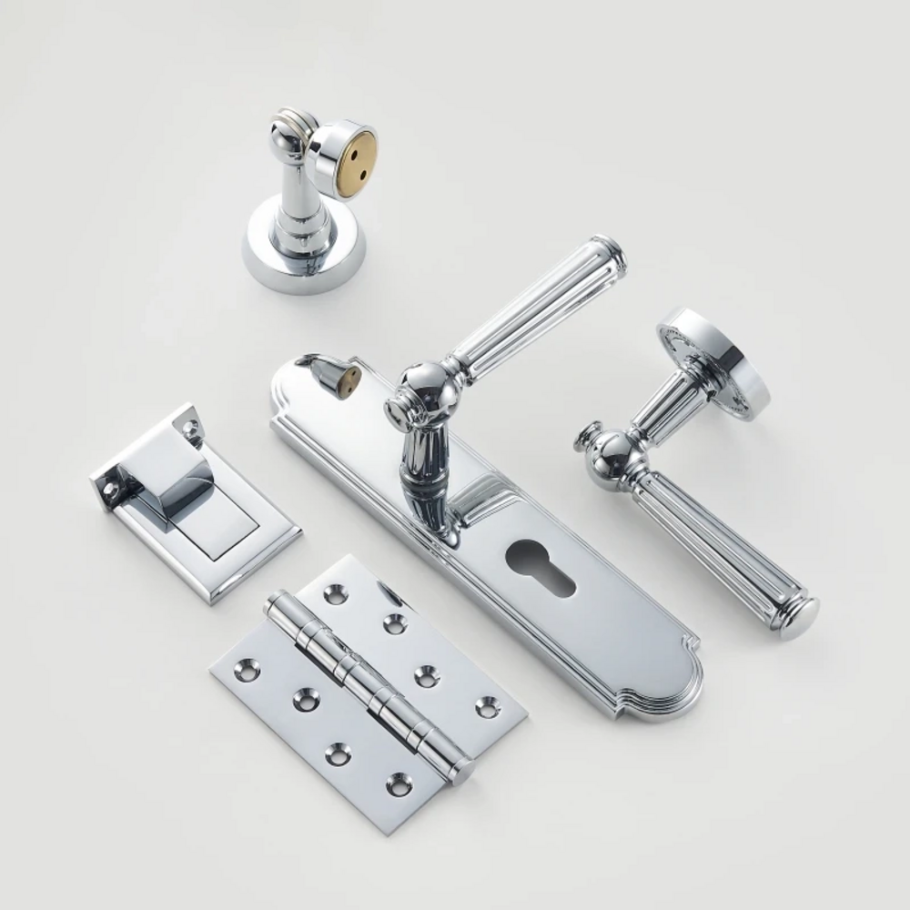 Lunark Solid Brass Lever Handle, Passage Door Lever, Privacy Door Lever, Entry Door Handle, Suitable for Internal Doors