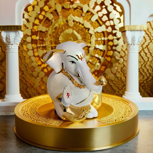 Golden Taklu Ganesh