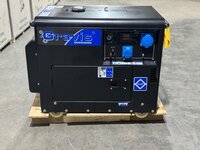 7 Kva Diesel Silent Genrater - Color: Black