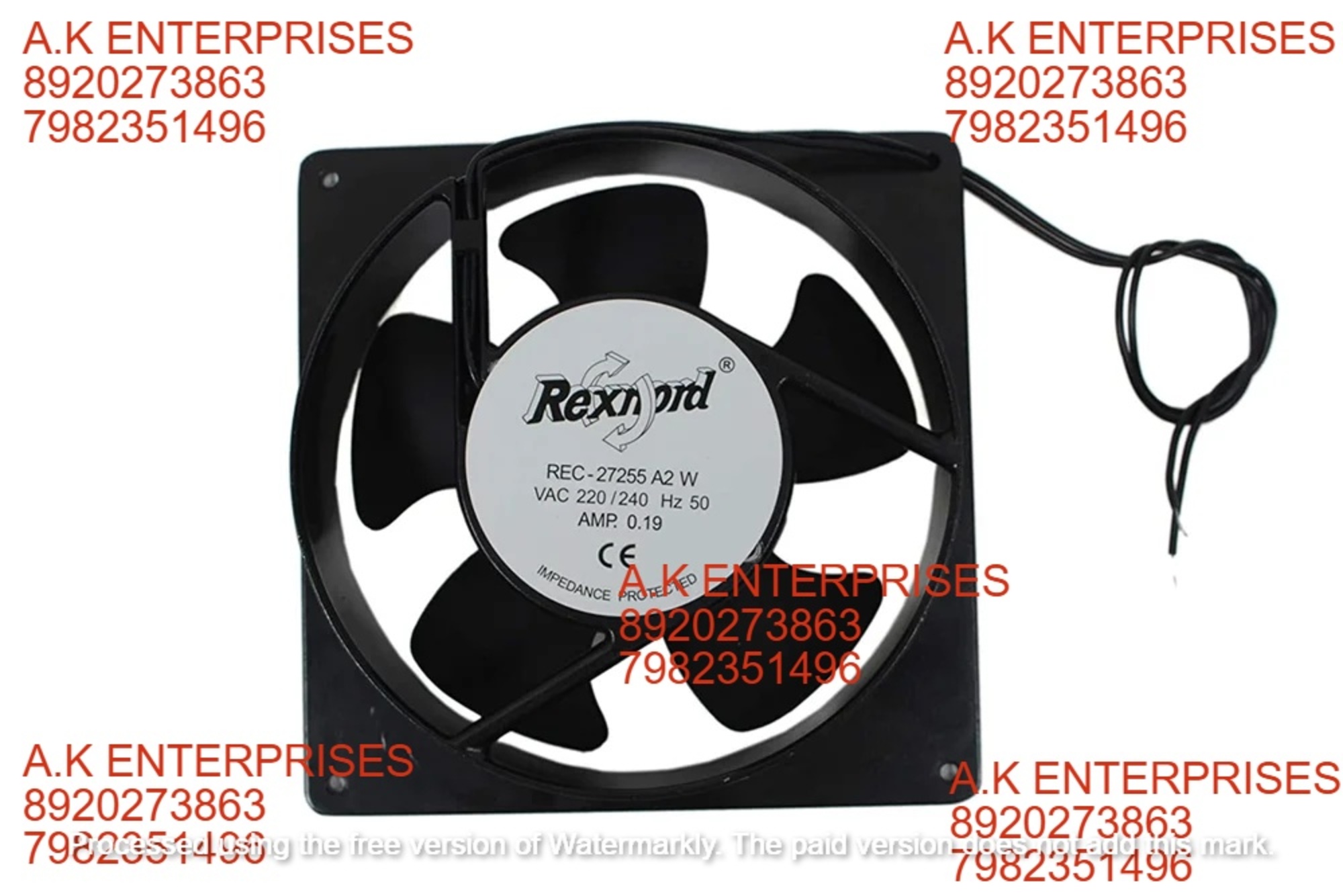 Rexnord Cooling Fans Rec 22060 R B2, Size: 220 X 60 Mm, 230 Vac