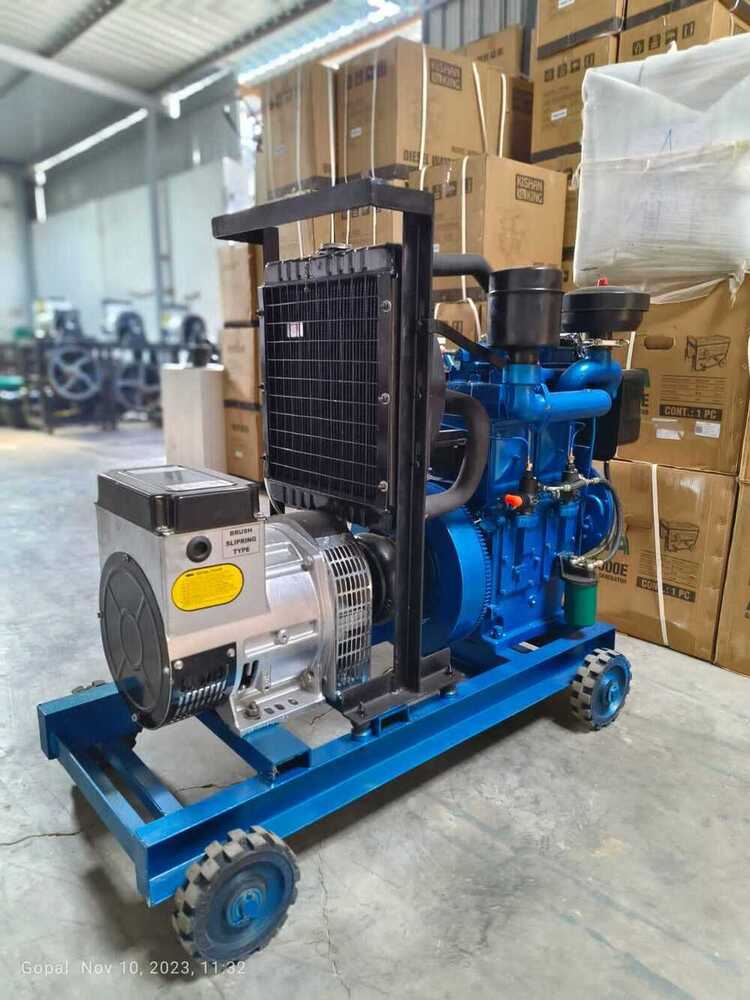 10 Kva Diesel Generator - Color: Blue & Black