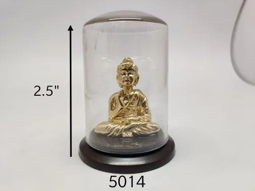 Divine Golden Gautama Buddha Idol - Finishing: Gold