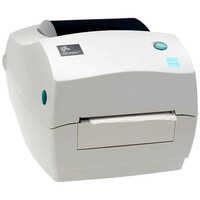Zebra GC420T Barcode Label Printer - 7.9x6.8x9.4 inches, Durable White Design, Electric Powered, Ideal for Reliable Label Printing