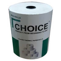 Thermal POS Paper Roll - Thermal Paper, 79mm Width, White Color, Coated for Sharp Print Quality , Durable for Commercial Use