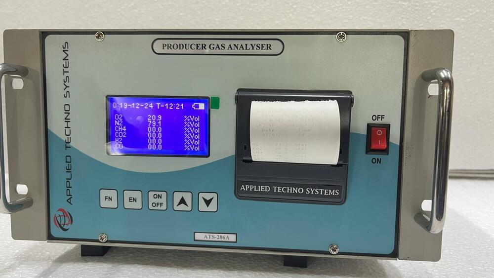 Producer Gas Composition Analyzer - Aluminium, 500 X 300 X 200 Mm | Grey, 240v Electric Power Supply, 85% Relative Humidity