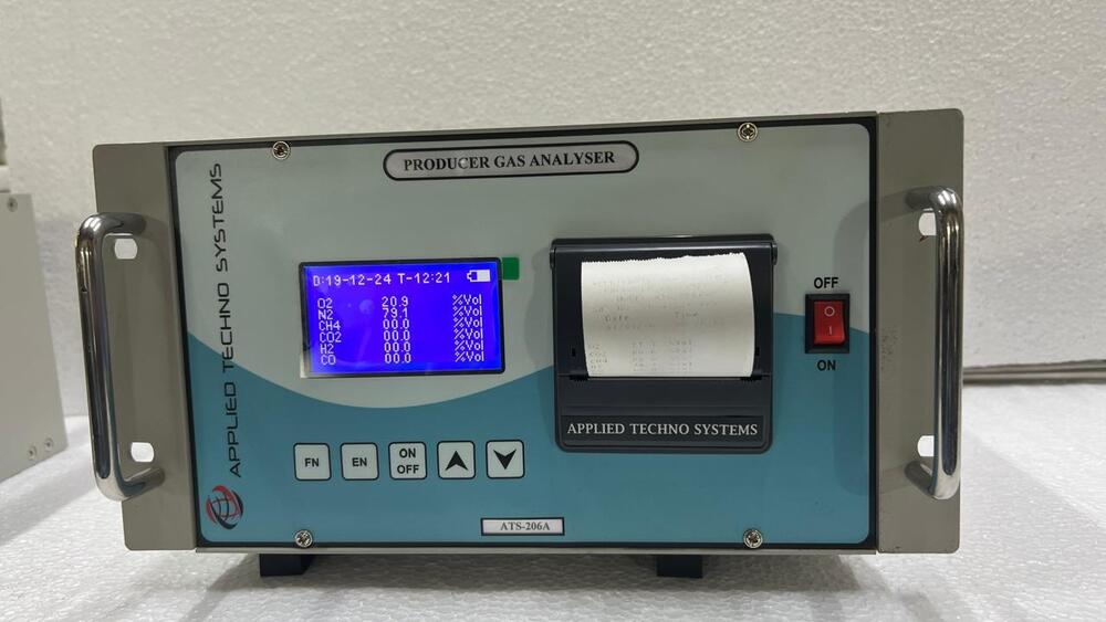 Producer Gas Composition Analyzer - Aluminium, 500 X 300 X 200 Mm | Grey, 240v Electric Power Supply, 85% Relative Humidity