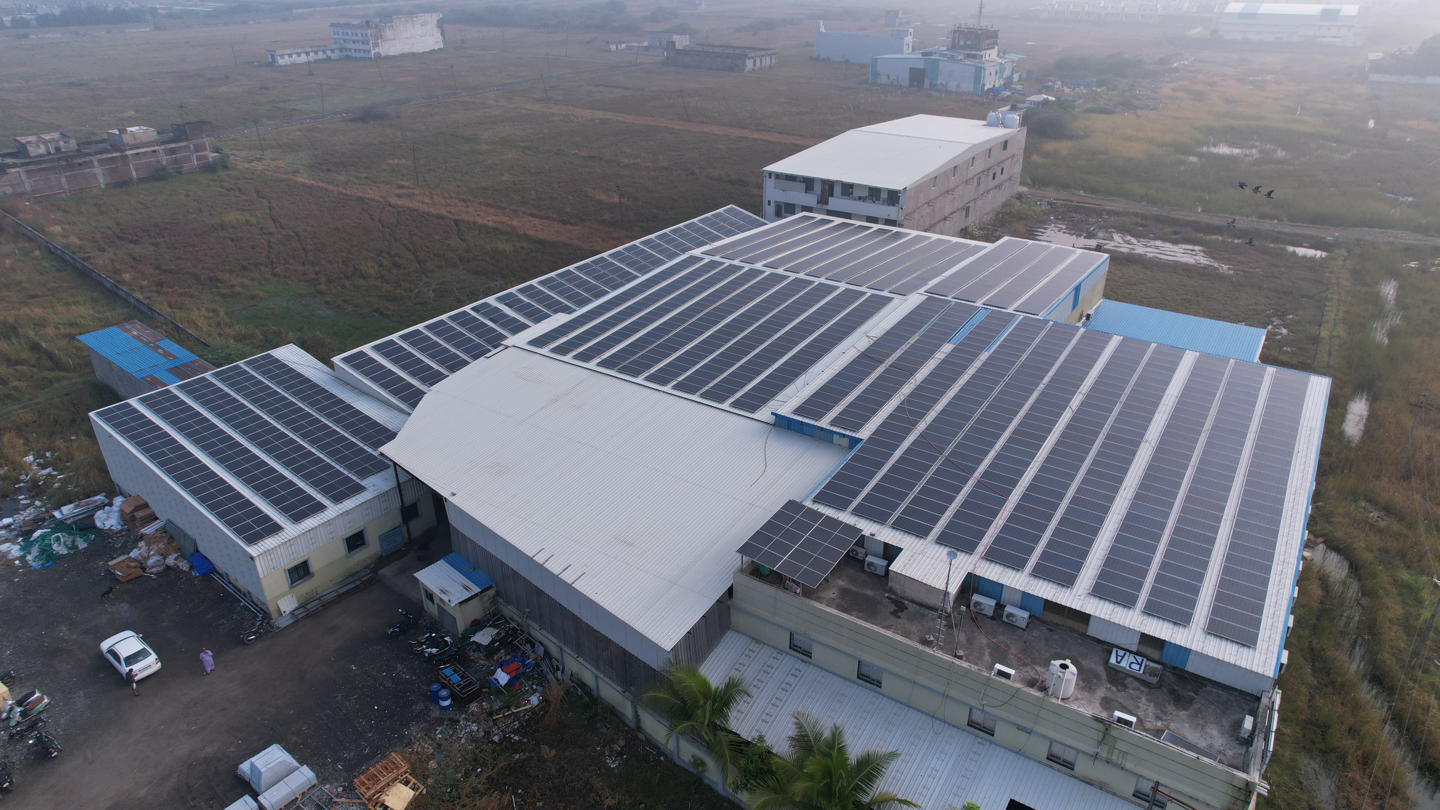 Solar panel installation