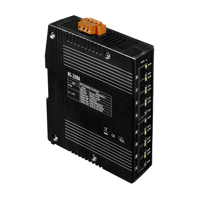 Black Ethernet Unmanaged Switch