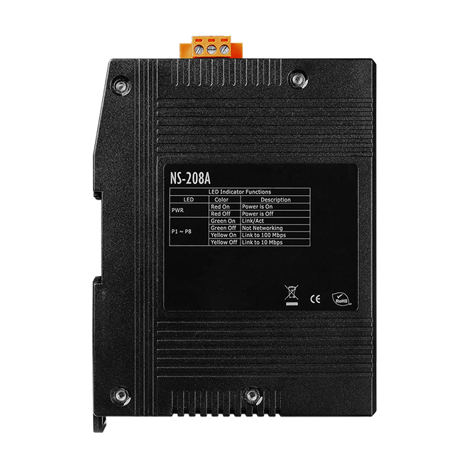 Black Ethernet Unmanaged Switch