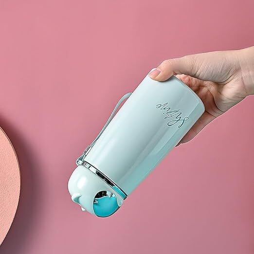 CherryBox Stainless Steel Water Bottle Flask with Cute Modern top Design Gift for Kids Boys and Girls -450 ML