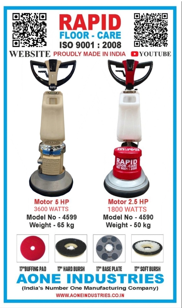 Floor Grinding Machine - 220v, 70kg, 3hp | Automatic Operation, High Performance, Low Noise, 1 Year Warranty