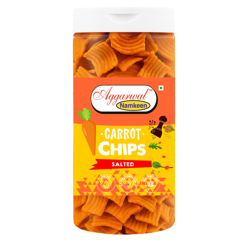 Carrot Salted Chips - Feature: No Artificial Colors Or Flavors