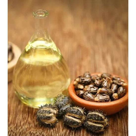 Castor Oil - Natural Extracted Oil from Ricinus Communis | Versatile Uses, Known for Laxative Properties, Ideal for Health and Beauty
