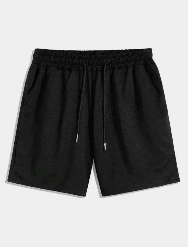 Plain Color Shorts - Color: Black