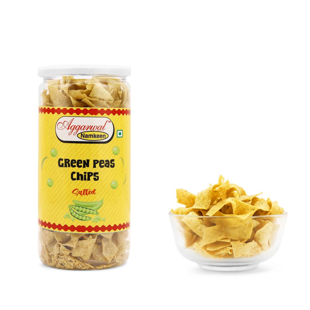 Green Peas Salted Chips - Feature: No Artificial Colors Or Flavors