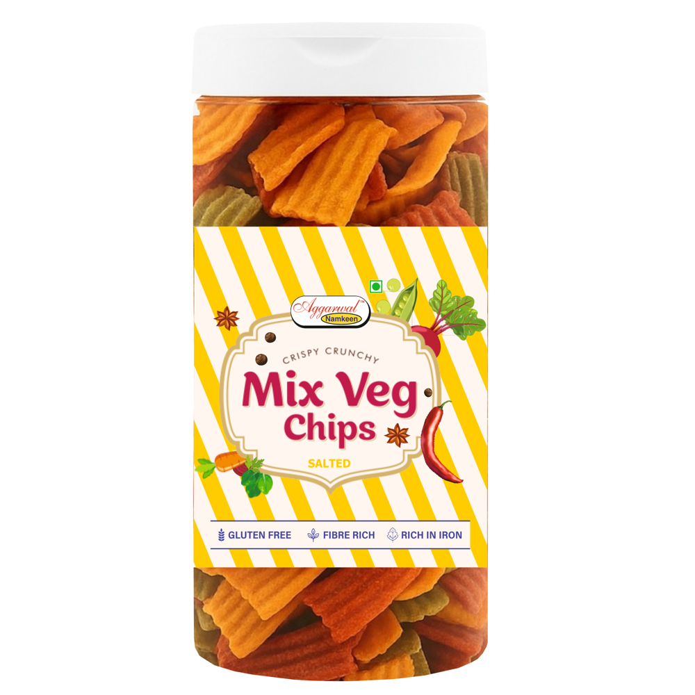 Mix Vegetable Salted Chips - Feature: No Artificial Colors Or Flavors