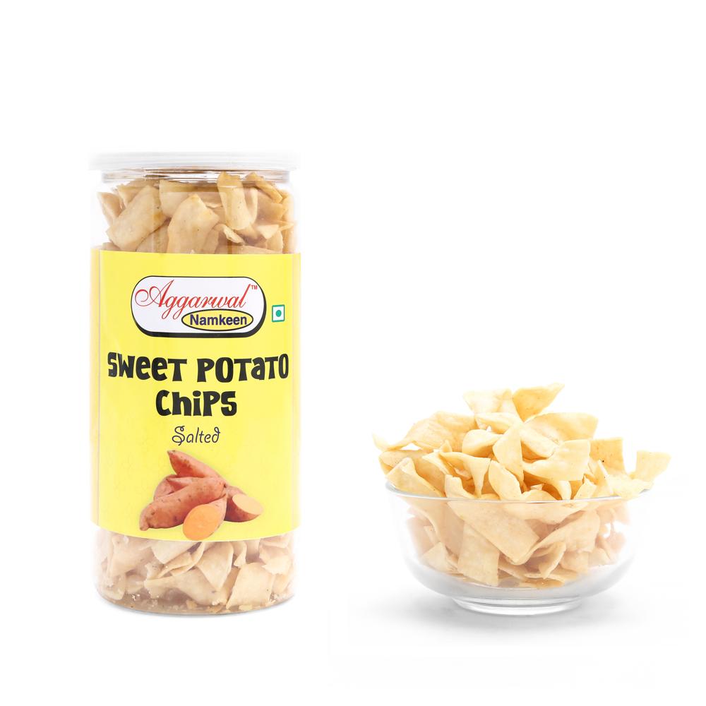 Sweet Potato Salted Chips - Feature: Healthy Snacks