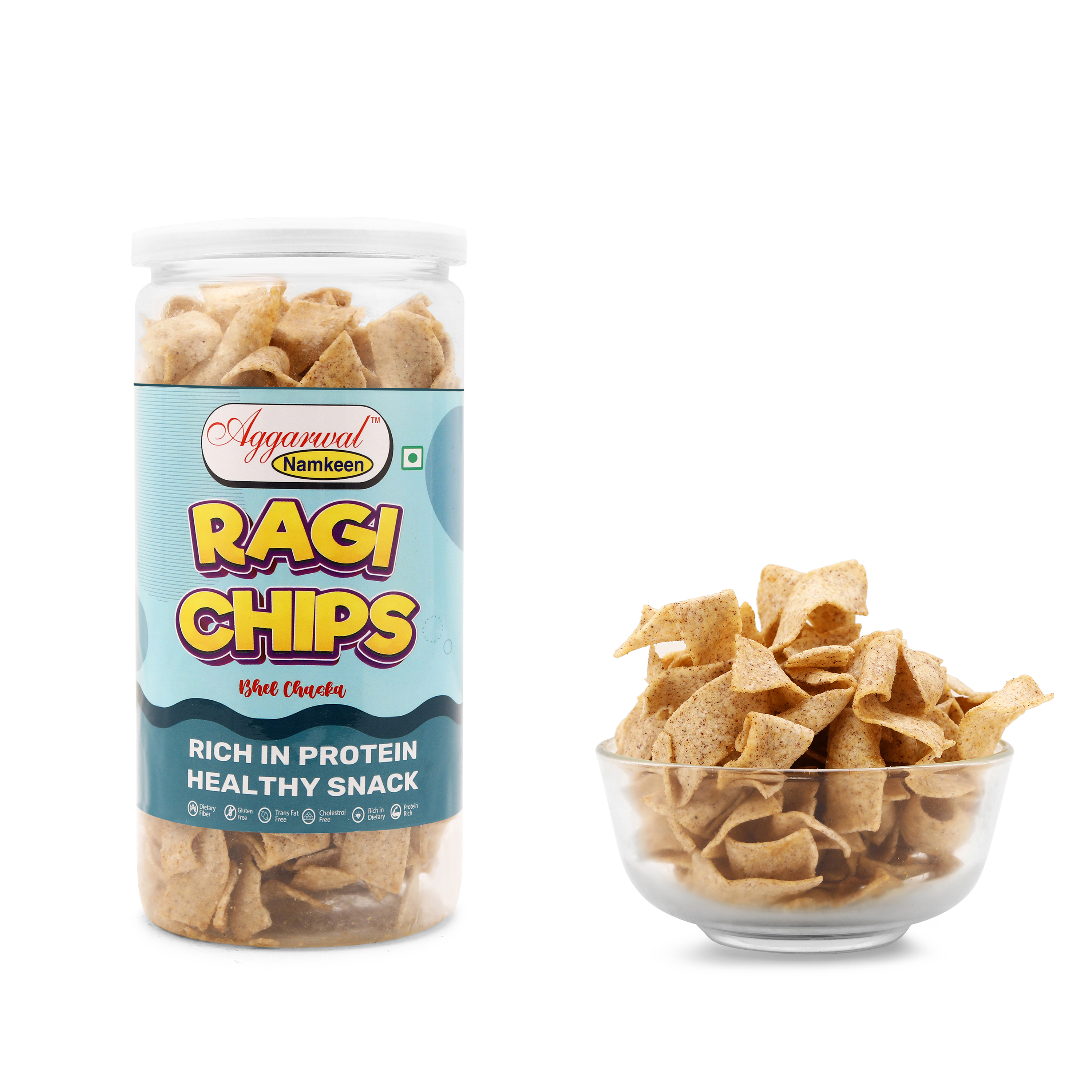 Ragi (Nachani) Chips - Packaging: Plastic Bottle