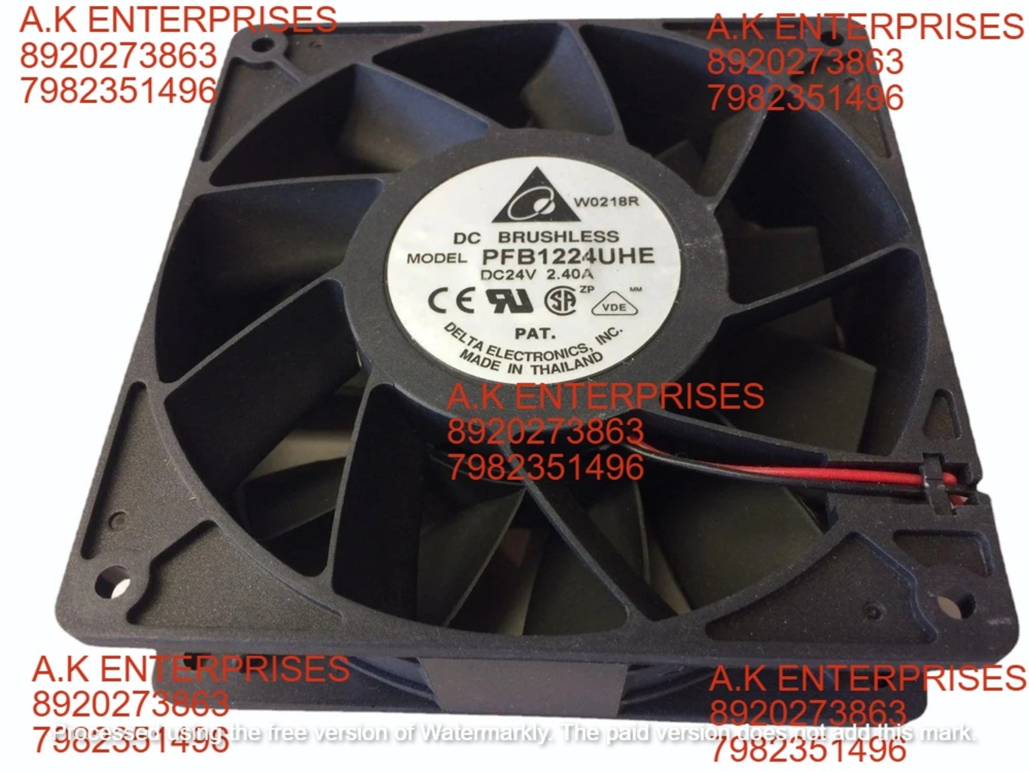 Delta 48 W PFB1248UHE Cooling Fan, Size: 120 X 120 X 38 Mm, 28 V