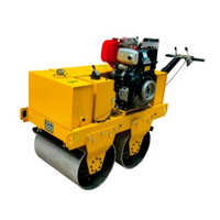 Yh600 Walk Behind Roller Soil Compactor - Color: Yellow