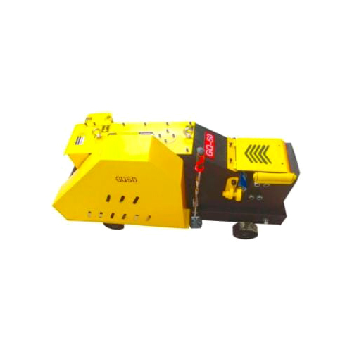 Gq50 Rebar Cutting Machine - Color: Yellow