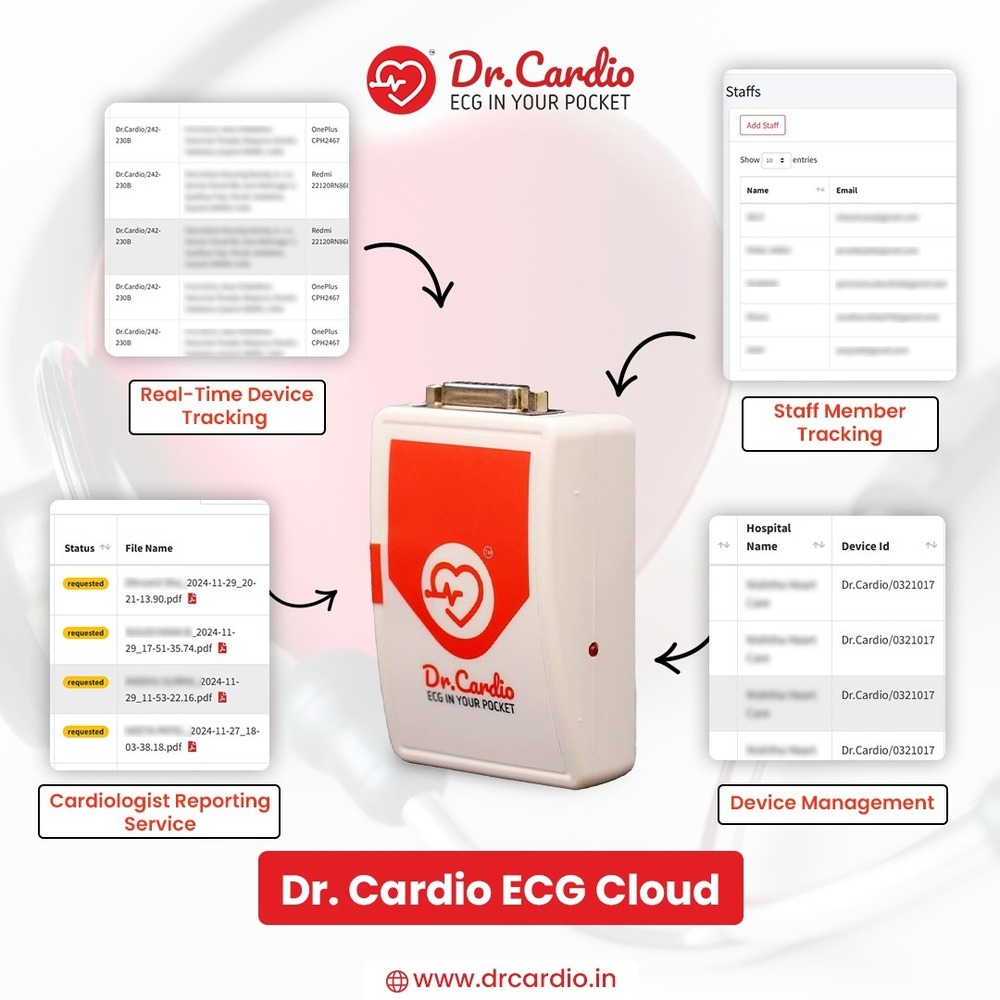 Dr.cardio Digital Ecg Machine - Accuracy: 99.99 %