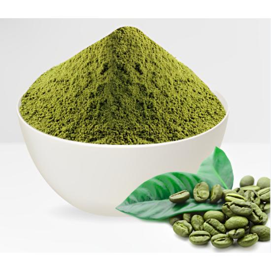 Green Coffee Bean Extract - Coffea Arabica Extract with Custom Herb Ratios and Active Assay %, Suitable for Food, Pharma, and Cosmetic Applications | IP, BP, USP Grade, Tested by Titration, Gravimetric, UV, HPLC Methods