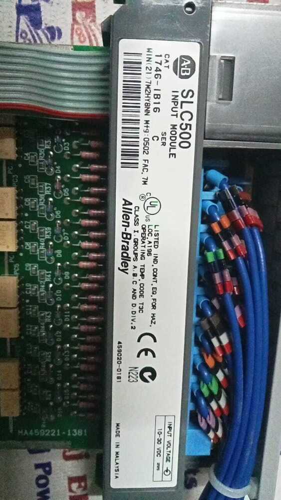 Allen-bradley 1746-ib16 Plc - Dc-powered Digital Input Module, 16 Non-isolated Sinking Inputs, Fiber Material