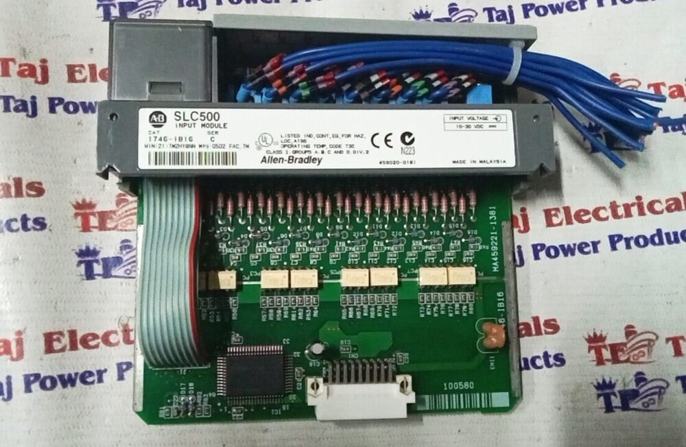 Allen-bradley 1746-ib16 Plc - Dc-powered Digital Input Module, 16 Non-isolated Sinking Inputs, Fiber Material