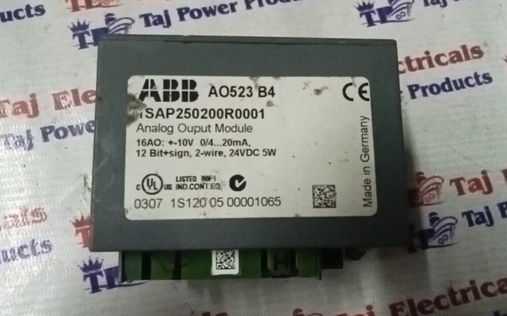 Abb Ao523 Plc Analog Output Module