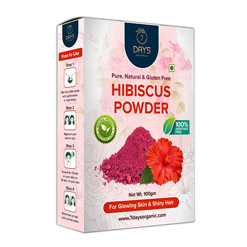 100Gm Hibiscus Flower Powder For Hair - Age Group: Adults