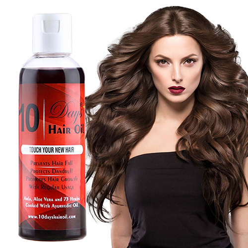 10 Days Hair Regrowth Fall Control Oil - Volume: 100 Milliliter (Ml)